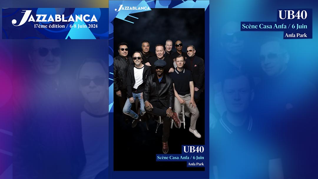 UB40 en concert au Festival Jazzablanca à Casablanca